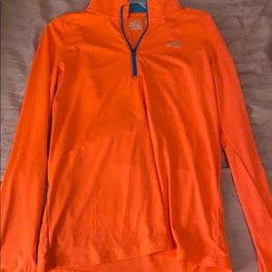 Salmon Pink Under Amour top